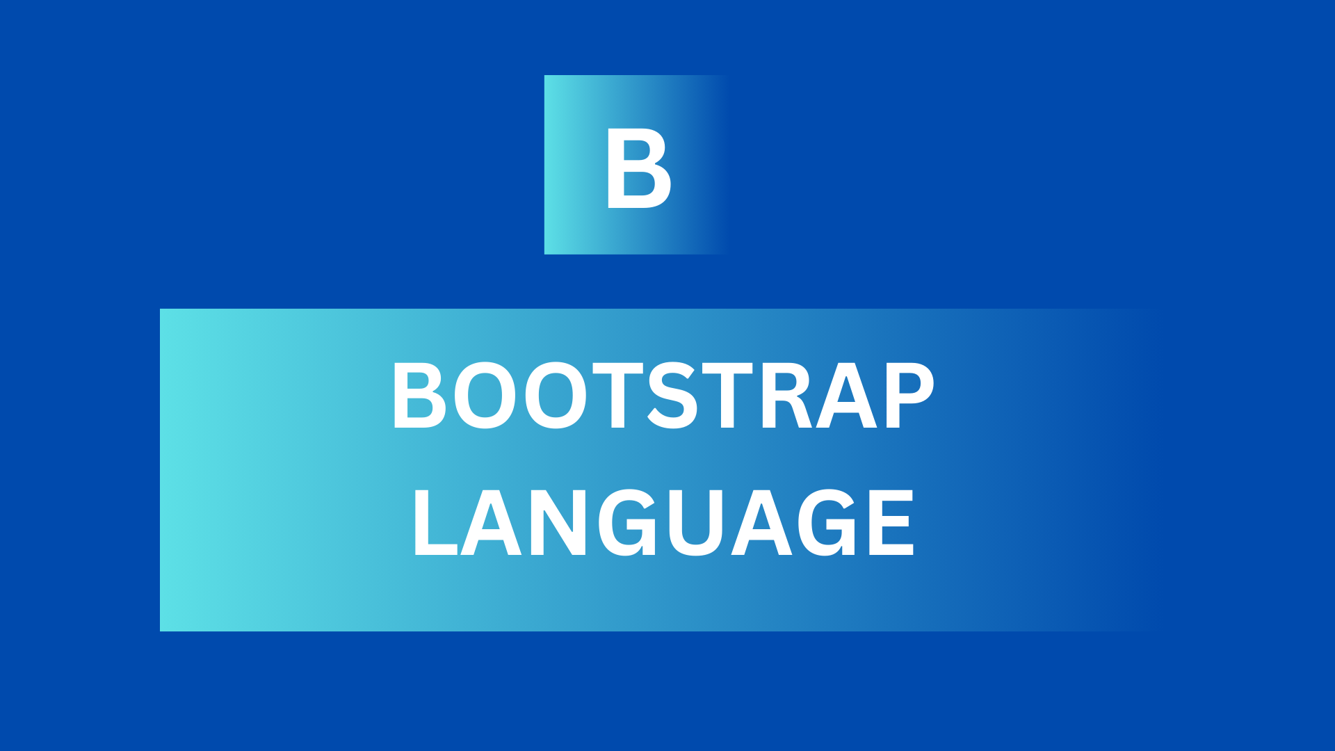 Bootstrap